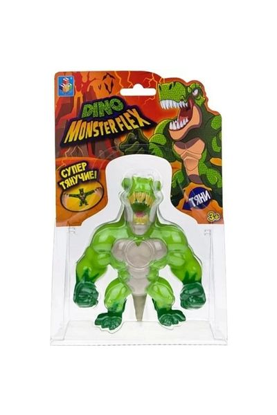 Sunman Monster Flex Dino Super Flexible Figure 15 Cm - Tyrex