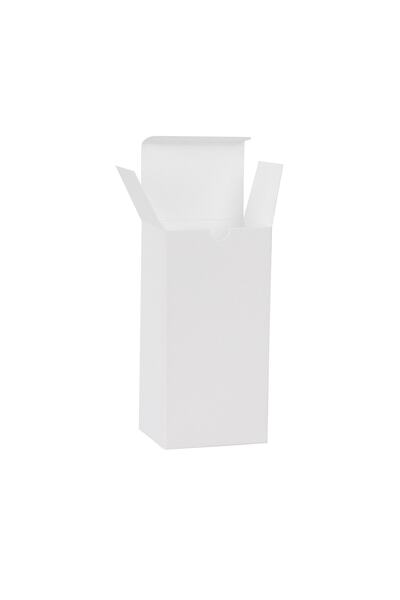 Milim Matbaa 50 Adet Beyaz Parfüm Kutusu 50 ml Şişe Için 6,1x4,3x12 Cm