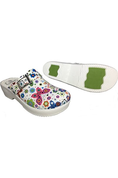 GEZER Floral Patterned Sabo Hospital Slippers