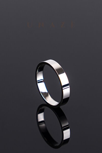 Unaze Klasik Alyans , 3 Mm Ve 5 Mm 925 Ayar Gümüş Alyans , Düz Alyans , Sade Alyans , Nişan Yüzüğü