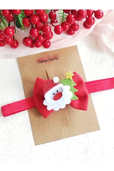 Toka Perisi طفلة سانتا كلوز السنة الجديدة هدية عيد الميلاد الأحمر القوس مشبك ...