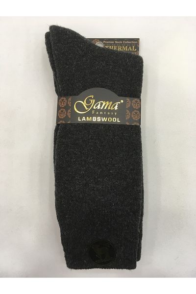 Gama Çorap Γνήσιες ανδρικές κάλτσες Complet Terry Thermal από μαλλί αρνιού