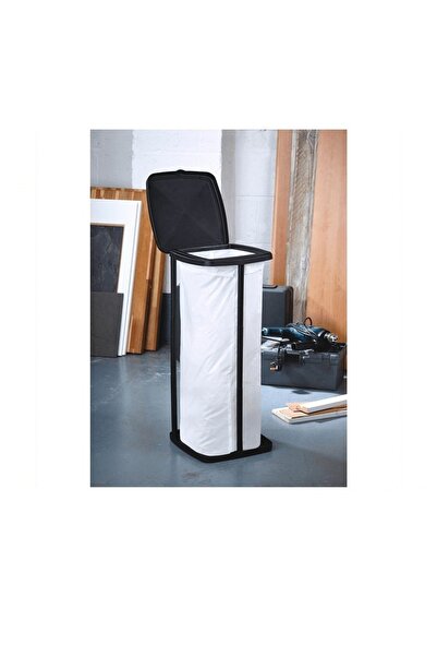 SUGA Pratik Katlanabilir Çöp Kutusu, Kamp, Karavan ve Bahçe için Siyah Renkli