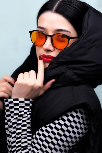 Focus On Oscar Black Orange Sunglasses