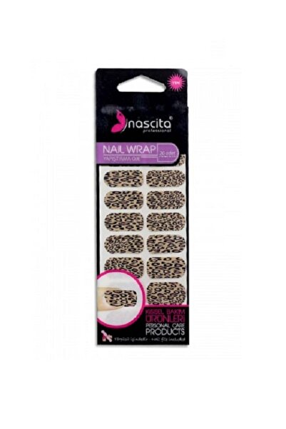 nascita Leopar Desenli Yapıştırma Oje 20 Li