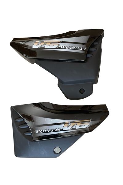 Salcano Wolf 125 Yan Kapak (akü Kapağı) Siyah Uyumlu