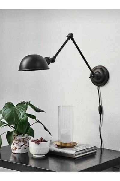 demet habek mylights Mylights Acrobat Matte Black Metal Rustic Retro Wired Sconce Wall Lamp with Switch