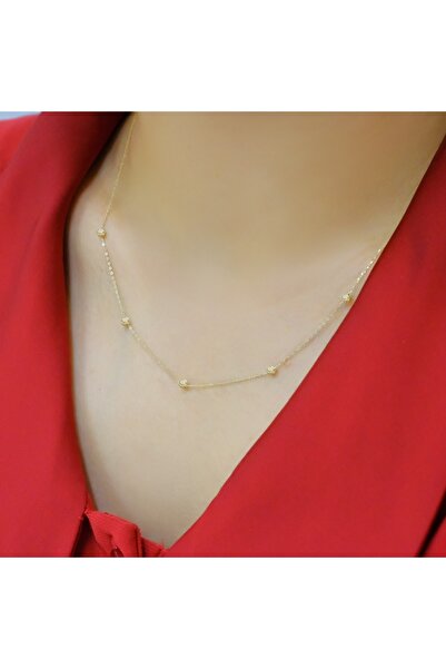 aytekgold Dorica Toplu Kolye 14 Ayar