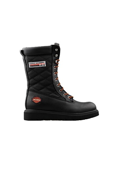 Harley Davidson Katy Kadın Günlük Bot 025z100627-black-baskılı-derı Siyah