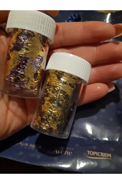 Francheska Alüminyum Folyolar 3d Tırnak Glitter Tırnak Sanat Dekorasyon 4 * 5...