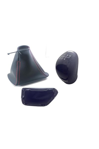 Vts Körük Sprinter W906 Crafter Shift Bellows Red Stitching And Shift Knob 5 Forward