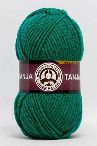 Ören Bayan Tanja Νήματα Πλεκτομηχανής Χεριών 100 Gr Χρώμα 105 Petrol Green