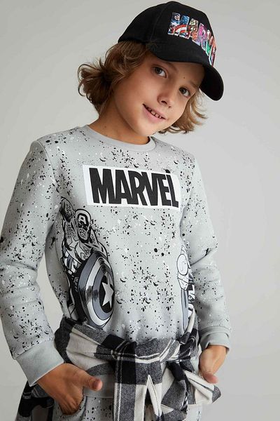 DeFacto Boy's Marve Crew Neck Sweatshirt