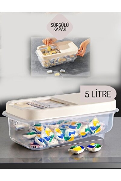 Transformacion 12+2 таблетки Reagan і контейнер для миючих засобів 5 літрів, кремовий