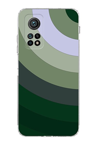 PrintiFy Xiaomi Mi 10t Pro Kamera Korumalı Kapak Renk Cümbüşü Tasarımlı Şeffaf Kılıf