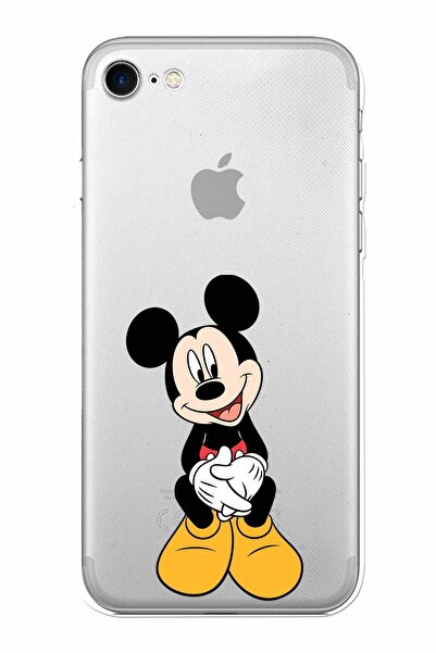 PrintiFy Apple Iphone Se 2020 Uyumlu Kamera Korumalı Kapak Mickey Mouse Tasar...