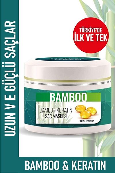 AXWELL Premium Bamboo & Keratin Long and Strong Anti-Shedding Hair Mask - 200ml