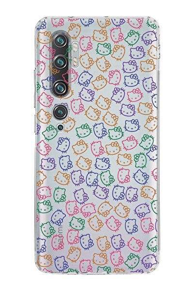 PrintiFy Xiaomi Mi Note 10 Pro Kamera Korumalı Kapak Hello Kitty Tasarımlı Şe...
