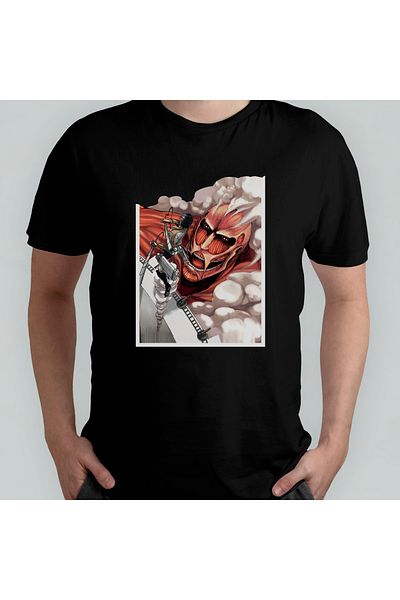 Pixxa Μοντέλο μπλουζάκι Attack On Titan 100% Cotton Crew Neck - 8
