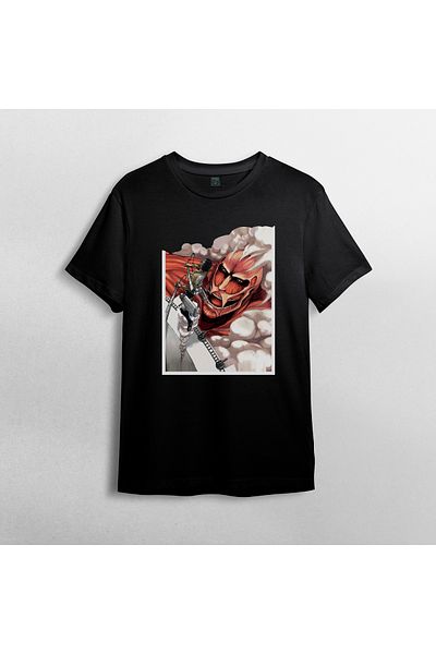 Pixxa Μοντέλο μπλουζάκι Attack On Titan 100% Cotton Crew Neck - 8