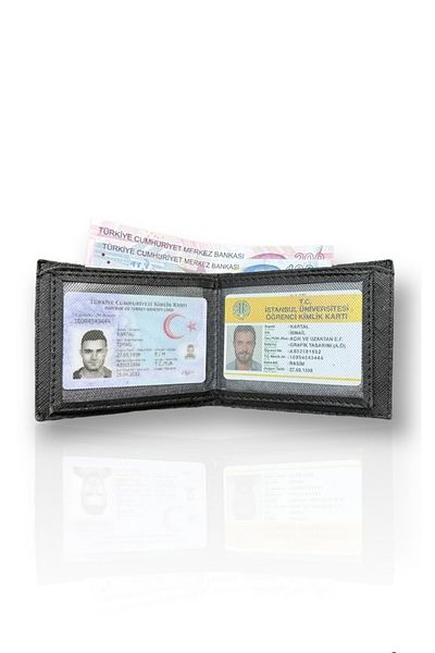 Roan Italian Vegan Leather Notebook Model Men's Wallet Gift Package