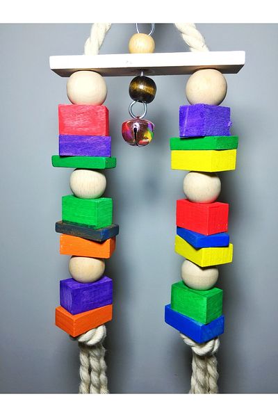 Ciko Kafes Parrot Toy with Bells