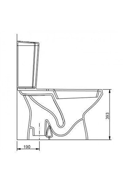 Seramiksan Natura Arkadan Çıkışlı Klozet Takım