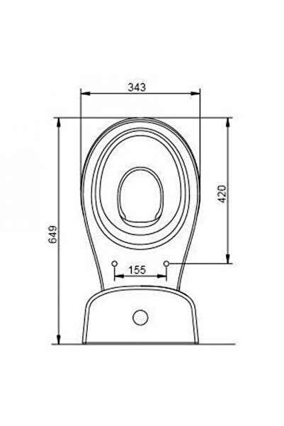 Seramiksan Natura Arkadan Çıkışlı Klozet Takım