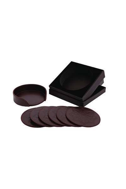 DeriDünyası Deri Bardak Altlığı