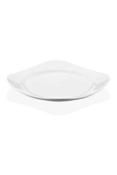 GastroPlast 6 Pieces of 26 cm Square Flat Plates (Shatterproof, Non-Wraparoun...