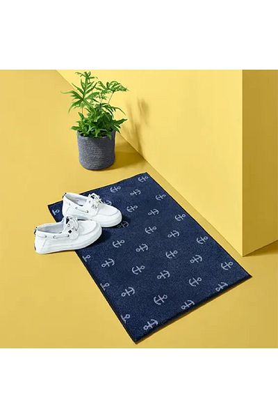 Herbert Weber Decorative Dehumidifier Dust Collector Black Door Mat 50x74