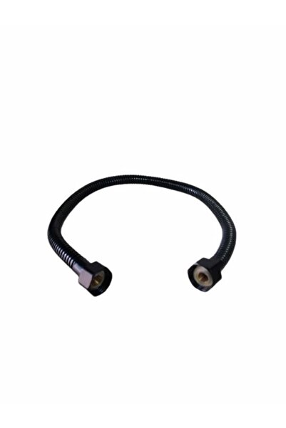 FLEKO Robot Duş Siyah Kısa Ara Bağlantı Hortumu 60 Cm