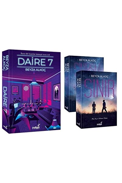 İndigo Kitap Daire 7 Karton Kapak + Sınır + Sınırsız Karton Kapak Beyza Alkoç...