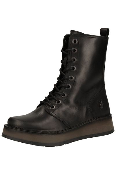 Fly London Stiefelette - Schwarz - Flacher Absatz