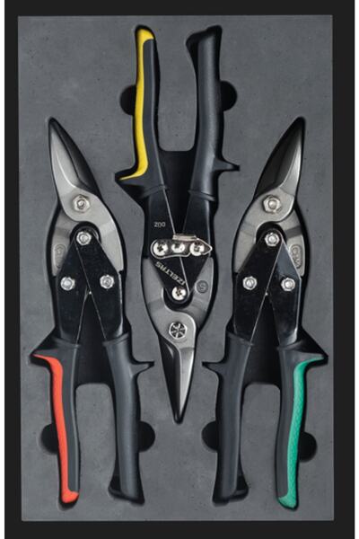 İzeltaş Three Piece Aluminum Hair Cutting Scissors Set