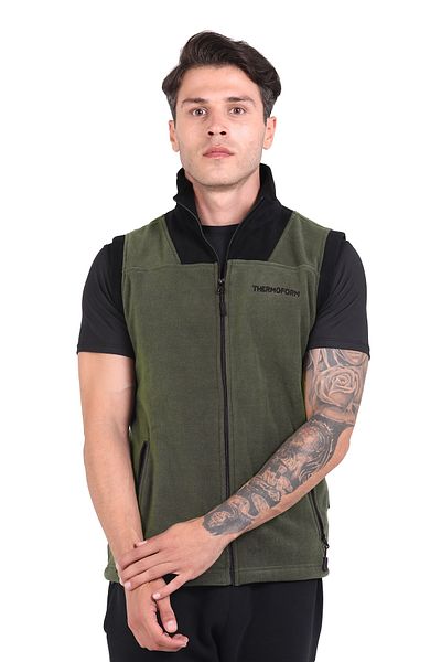 THERMOFORM Evo Pro Fleece Γιλέκο Χακί-μαύρο