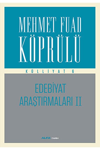 Alfa Yayınları Mehmet Fuad Köprülü Külliyatı 6
