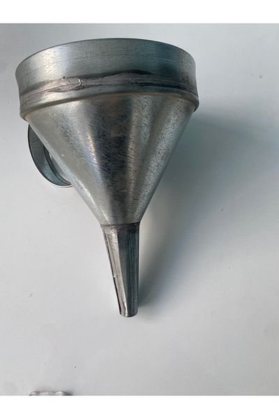 Tunca Funnel Metal Mazot Gasoline Oil Transfer Midi with Strainer