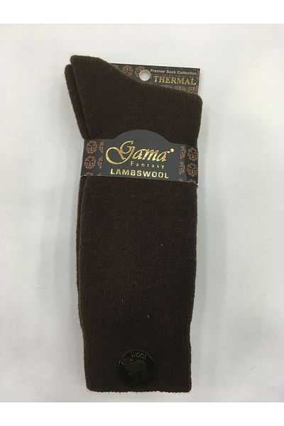 Gama Çorap Γνήσιες ανδρικές κάλτσες Complet Terry Thermal από μαλλί αρνιού
