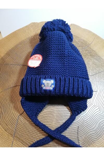 Kitti 1-4 Years Boy Beret - Fleece and Lace up K22120-09-025