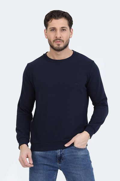 Slazenger Sport-Sweatshirt - Dunkelblau - Regular Fit