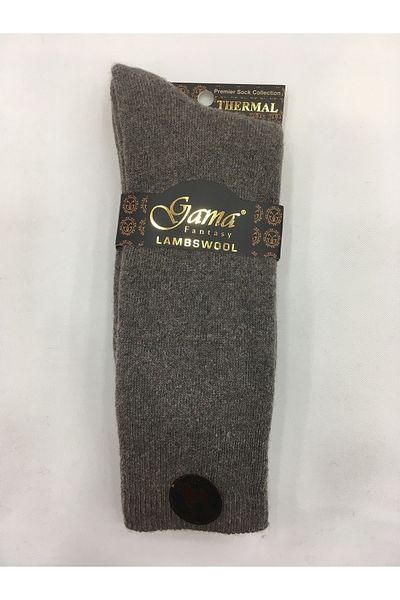 Gama Çorap Γνήσιες ανδρικές κάλτσες Complet Terry Thermal από μαλλί αρνιού