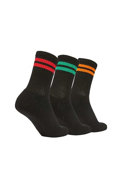 Ellesse Unisex Sportsocken PULLO, 3 Paar - Tennissocken, Crew Socken, Logo