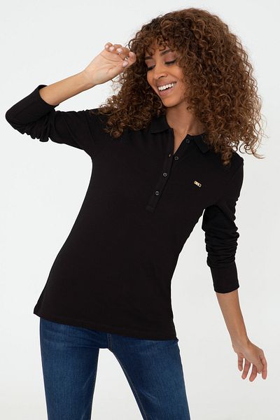 U.S. Polo Assn. Hanorac negru de damă