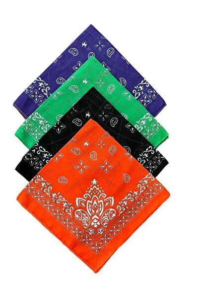 Modaroma 100% βαμβακερό καπέλο μπαντάνα με σχέδιο Elegance 4 τεμαχίων Μωβ Ben...