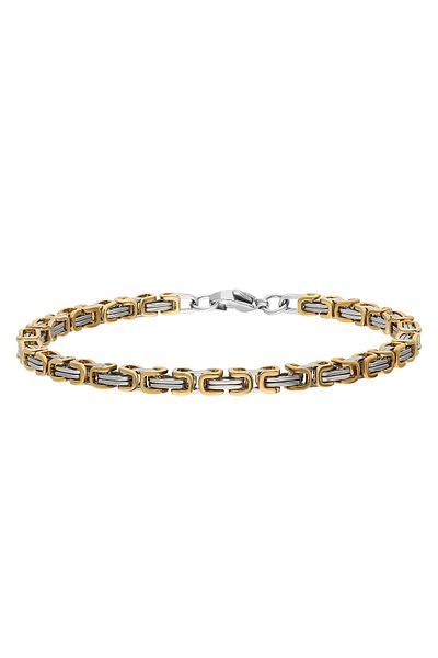 Chavin King Model 4 MmGray Steel Men's Bracelet Az68-4sr