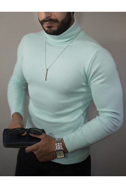 NOBLE STORE Ανδρικό πουλόβερ με μαύρο ζιβάγκο