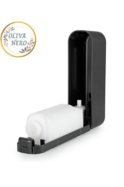 Oliva Nero Dozator de șampon pentru baie Suport dozator de săpun lichid Cap de săpun montat pe perete 350 Cl