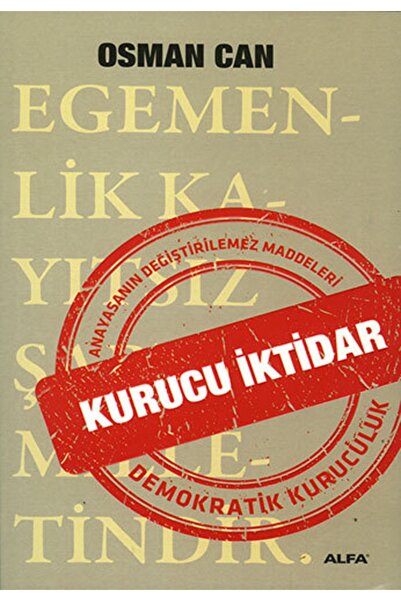 Alfa Yayınları Kurucu Iktidar