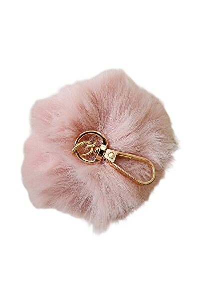 DALENES TİCARET Pembe Ponpon Anahtarlık